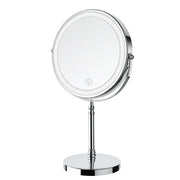 DEIOVWXS Makeup Mirror, Rechargeable Vanity Mirror with 3 Lights, 1X/10X | Adjustable Brightness, 3000mAh, Double-Sided, Gift for Mom, Women, Wife, Girls, Dorm Room Essential