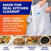 Hefty Ultra Strong 13 Gal Kitchen Trash Bags, Fabuloso Lavender, 80ct