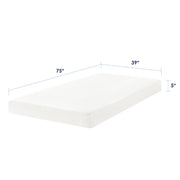 Best Price Mattress 5 Inch Memory Foam Mattress, Medium Firm, Cooling Gel Infused, Certified Safe Foams & Fabric, Mattress in a Box, Twin