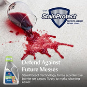 Bissell PET PRO OXY Urine Eliminator with Febreze Carpet Deep Clean Solution, with StainProtect Technology, for use in leading upright carpet cleaners, 48oz, Our best formula for pet messes & odors
