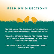 Manna Pro Chick Grit Digestive Supplement for Young Growing Poultry & Bantam Breeds, No Artificial Ingredients or Preservatives, Natural Supplement with Insoluble Crushed Granite, 5 lbs