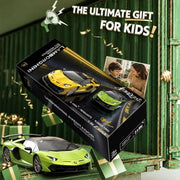 AEROQUEST 1:24 Lamborghini Remote Control Car （Aventador SVJ-Green） | Officially Licensed,Birthday Gift,Toys for ages 3-8,Electric Sport Racing,front-light ,2.4GHz-supports multi-play