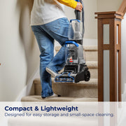 BISSELL TurboClean PET, Upright Carpet & Upholstery Cleaner, 3948 | TurboClean technology for powerful pet hair and stain removal; upright design for full-room carpet care