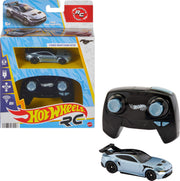 Hot Wheels RC Ford Mustang, Remote-Control Toy Car | 1:64 Scale Booster Button to Race & Stunt On or Off Track, Recharge with USB Cable, Full-Function