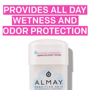 Almay Clear Gel Deodorant and Antiperspirant, Fragrance Free, 2.25 oz | Gentle and hypoallergenic antiperspirant deodorant for sensitive skin. Dermatologist tested. Fragrance free.