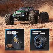 HAIBOXING 18859 1:18 Scale All Terrain RC Car, Hobby 4WD Remote Control Car | 2.4GHz Electric RC Vehicle 36 KPH High Speed 4X4 Waterproof Off-Road RC Truck with Two Rechargeable Batteries for RC Driving