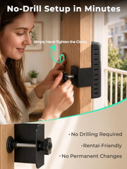 KIMILAR Anti-Theft Doorbell Mount Compatible with Ring/Blink(2026 Release) | No-dirll Doorbell Kits for 2026 Ring/Blink Battery Doorbell, Full-Coverage Doorbell Camera Mount for Apartments, Rentals
