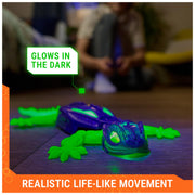 HEX BOTS Glow-in-the-Dark Wall Crawler Gecko Remote Control Toy | Glow-in-the-Dark RC Toy, Wall Climbing Technology, Realistic Limbs, Easy to Use Remote, Prank Toys & Gifts for Kids Ages 4+