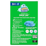 Scrubbing Bubbles Continuous Clean Toilet Tank Drop-Ins, 5 Count | Automatic Toilet Bowl Cleaner, Stain Protection & Odor Control, Prevents Hard Water & Limescale Stains, Lasts up to 25 Weeks