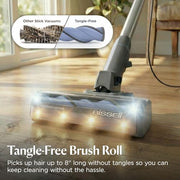 Bissell PowerClean FurFinder Corded Stick Vacuum, HEPA, 4282K | 30-foot power cord; self-standing design; bright headlights; tangle-free brush for pet hair pickup