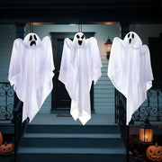 JOYIN 3 PCS Halloween Party Decorations 27.5" Hanging Ghosts, Cute Flying Ghosts for Front Yard Patio Lawn Garden Party Décor and Holiday Decorations