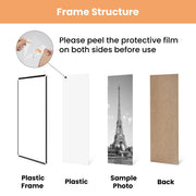 upsimples 24x36 Poster Frame, Easy Slide-In Assembly, Black, 3 Pack | Gallery Wall 24 x 36 Picture Frames Set for Family, Wedding, Christmas, Easy to Change Photos