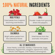 Roosty's Chicken Nesting Herbs Chili Mix, Coop Refresher, 16oz