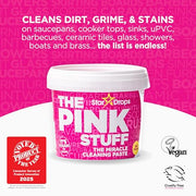 Stardrops The Pink Stuff Miracle Cleaning Paste, 17.6 Oz | Powerful Indoor & Outdoor Cleaning Tough on Stains, Grease & Grime