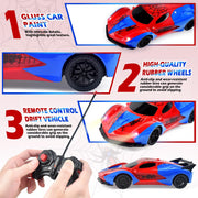 Tuko Remote Control Car Toys, RC Toys for 3+ Years Old Boy and Girl Gift (Spider)