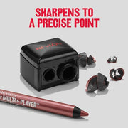 Revlon Universal Points Makeup Sharpener, Black, 1 Count | Makeup sharpener for wooden and plastic pencils. Fits small to large sizes and is easy to clean.