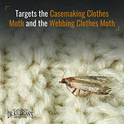 Dr. Killigan's Premium Clothing Moth Traps with Pheromones (Black, 6 Traps) | Clothes Moth Traps with Pheromones, Alternative to Moth Balls, Targets the Webbing Clothes Moth & Casemaking Clothes Moth