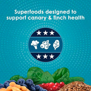 Kaytee Forti-Diet Pro Health Nourish+Protect Canary & Finch Food, 2 Lb | Supports digestion and immunity. Canary food with probiotics and prebiotics. Bird food, omega 3s, naturally preserved
