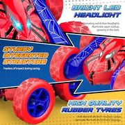 Excitobo Remote Control Car,RC Cars Boys Toys for 3 4 5 6 7 8 9 10 11 12 Year Old Boy Double Sided 360°Flip 4WD Rechargeable Drift RC Race Car Birthday Gifts Easter Basket Stuffers for Kids Age 3-12
