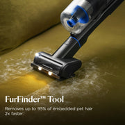 Bissell PowerClean FurFinder 200W Self-Standing Cordless Vacuum, 4052 | Bright headlights; wall mount; removable battery; upholstery tool; self-standing for easy storage