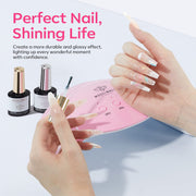 Modelones UV Nail Lamp 48 W Nail Dryer with 3 Timer Settings | UV Light for Gel Nails LED Nail Lamp Professional UPF99+ UV Protection Gloves for Art Manicure