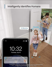 eufy Security Indoor Cam E220, Dog/Pet Camera, Pan and Tilt | 2K Wi-Fi Plug-in, AI Tracking and Alerts, Night Vision, HomeBase 3/Mini/Prof S1 Compatible, Voice Assistant Support