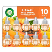 Air Wick Plug-In Scented Oil Refills, Hawaii with Essential Oils, 10 Count
