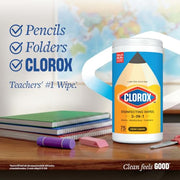 Clorox Disinfecting Wipes Cleaning Variety Pack, 75 Count, 3 Pack | Cleans, Deodorizes and Freshens, Kills 99.9 Percent of Viruses and Bacteria, Bleach Free, Crisp Lemon and Fresh Scent