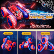 Excitobo Remote Control Car,RC Cars Boys Toys for 3 4 5 6 7 8 9 10 11 12 Year Old Boy Double Sided 360°Flip 4WD Rechargeable Drift RC Race Car Birthday Gifts Easter Basket Stuffers for Kids Age 3-12