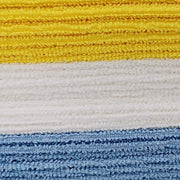 Amazon Basics Microfiber Cleaning Cloths, Ultra Absorbent, Lint Free, Streak Free, Non-Abrasive, Reusable and Washable, 16" x 12", Blue/White/Yellow, Pack of 24