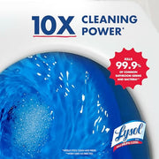 Lysol Toilet Bowl Cleaner Clinging Gel, Power, 24 oz, 2 Pack | Disinfecting, Sanitizing, Deodorizing, Septic Safe, Bleach Free, For Toilet Rings, Limescale, & Hard Water, Bathroom Cleaner