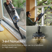 Bissell PowerClean FurGuard 280W Self-Standing Cordless Vacuum, 4039 | Self-cleaning brush roll; wall mount; removable battery; upholstery tool; 280W strong suction
