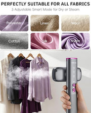 OGHom Steamer for Clothes, 110-240V Travel Steamer & Iron 2 in 1, 1000W Powerful Steam, Portable Handheld Garment Wrinkle Remover, 30s Fast Heat-Up with Dry & 2-Steam Control, for Global & Europe