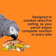 Kaytee Fiesta Parrot Food for Large Birds, 2.5 Pounds | Fun feeding. Bird food with fruits, veggies, grains. Bird seeds, shapes and textures for natural foraging