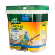 Wild Harvest Advanced Nutrition Bird Food For Parakeets, 4.5 lbs | Daily Variety Of Seed & Grain, Vitamins & Minerals Support Skin & Feathers, Variety Encourages Foraging Behavior