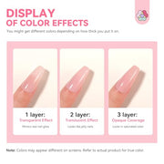SAVILAND Nail Strengthener and Growth for Weak & Thin Nails, Sheer Pink
