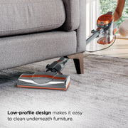 Shark Rocket Corded Stick Vacuum, Carpet & Hard Floors, Gray/Orange, HV301 | Under 9 Lbs., Handheld Conversion, Pet Hair Pickup, Swivel Steering, Low-Profile Reach, Crevice and Upholstery Tools
