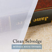 OWENIE White Sheer Curtains 84 inches Long 2 Panels Set for Living Room | Sheer White Curtain for Bedroom, Rod Pocket Light Filtering Sheer Panel Drapes, 2pcs, Each 42" Width x 84" Long