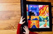 Buffalo Games - Roll-Up Puzzle Mat - Felt Saver Mat, Fits Up to 1500pc | Bigger In-Progress Puzzles, Solid Expandable Core, 3 Velcro Straps, Thick Felt Surface, Puzzle Storage, For Adults
