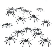 Happy Hippo Halloween Spider Web Decoration, 200 Square Feet & Plastic Spiders, Halloween Party Supplies, Spider Webs (Small, 200 Sq Feet) (8 Fake Spiders Included)