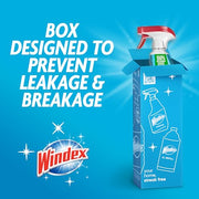 Windex Glass & Window Cleaner Spray Bottle, Original, 23 oz | Streak-Free Shine, Removes Dirt, Smudges & Fingerprints from Glass Tabletops, Windows, Mirrors, Shower Doors & More