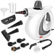 Handheld Steam Cleaner, Pressurized Hot Steam with 12 Accessories for Home