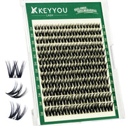 KEYYOU Flora Lash Clusters D Curl Wispy Flaunt Eyelash Extensions F01