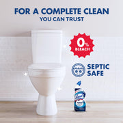 Lysol Toilet Bowl Cleaner Clinging Gel, Power, 24 oz, 2 Pack | Disinfecting, Sanitizing, Deodorizing, Septic Safe, Bleach Free, For Toilet Rings, Limescale, & Hard Water, Bathroom Cleaner