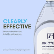BRIOTECH Sanitizer Disinfectant, Hypochlorous Acid, 32 oz | Kills 99.99% of viruses, bacteria, control mold, eliminates odor, gentle for nursery, play rooms, food contact surfaces