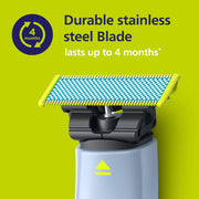 Philips Norelco OneBlade Replacement Blades, Anti-Friction, 2 Pack | Genuine OneBlade Blades, Anti-Friction Coating, Stainless Steel, Up to 8-Month Supply, QP225/80