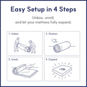 LIFEMENT Full Size Mattress, 8 Inch Full Mattress, Basic Graphite Cooling Memory Foam Mattress in a Box, Pressure Relief with Medium Firm Support, CertiPUR-US Certified, 75''L x 54''W