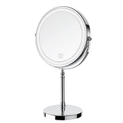 DEIOVWXS Makeup Mirror, Rechargeable Vanity Mirror with 3 Lights, 1X/10X | Adjustable Brightness, 3000mAh, Double-Sided, Gift for Mom, Women, Wife, Girls, Dorm Room Essential