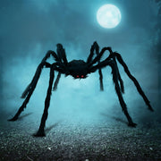 JOYIN Halloween Outdoor Decorations Giant Spider, 5 Ft Large Spider for Yard Lawn Garden Patio Scary Halloween Outside Decor, Indoor Haunted House Prop and Home Party Decor, Black