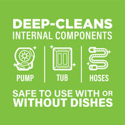 Affresh Dishwasher Cleaner, Mess-Free Deep-Cleaning Tablet, 6 Month Supply | Helps Power Away Smells from Limescale & Mineral Deposits,EPA Safer Choice Certified, Safe for All Dishwashers